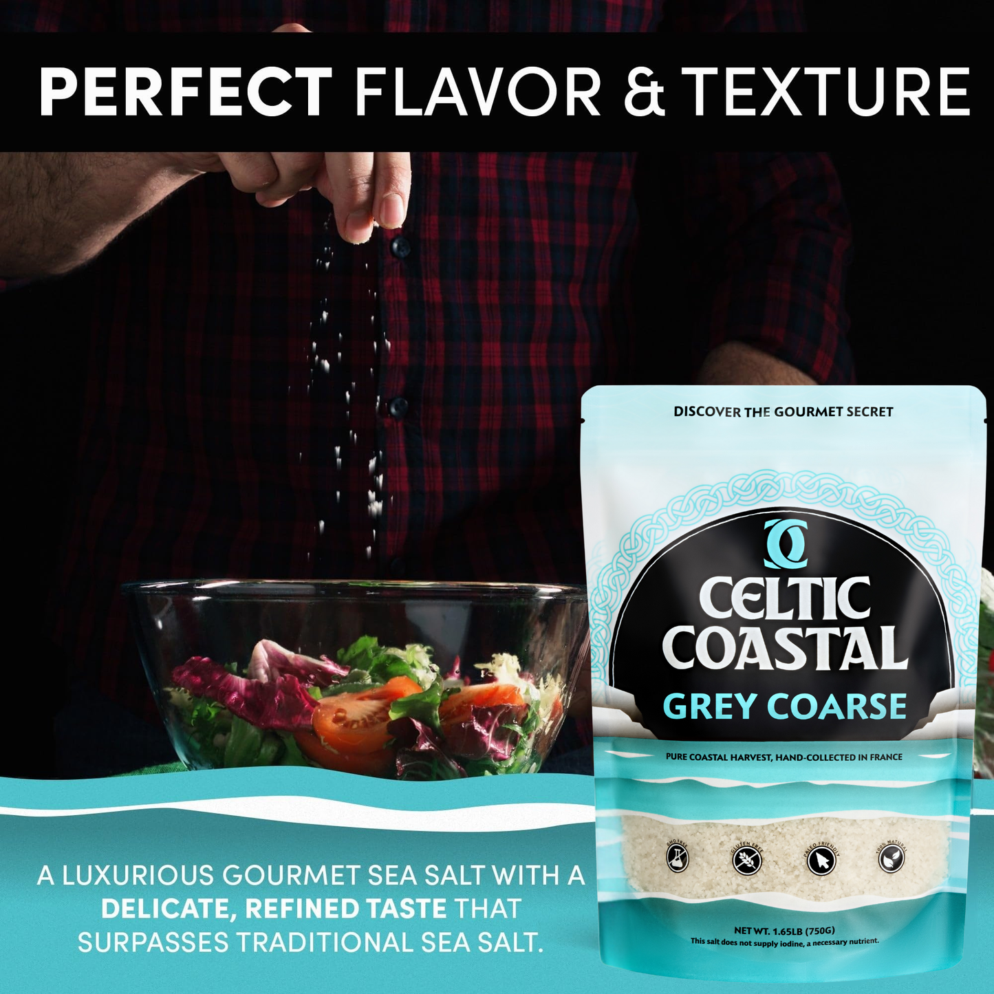Celtic Coastal Grey Coarse - Natural Salt