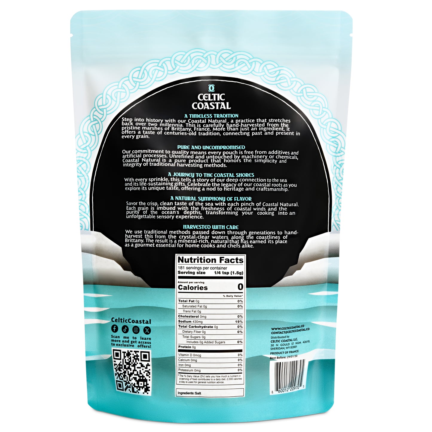 Celtic Coastal Grey Coarse - Natural Salt