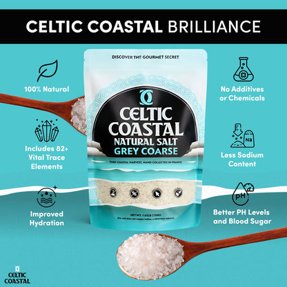 Celtic Coastal Grey Coarse - Natural Salt